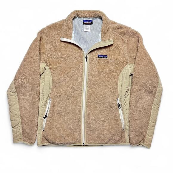 Patagonia Fall ‘07 Retro X Oatmeal Fleece Zip Sweater Jacket Womens Large - Picture 1 of 8